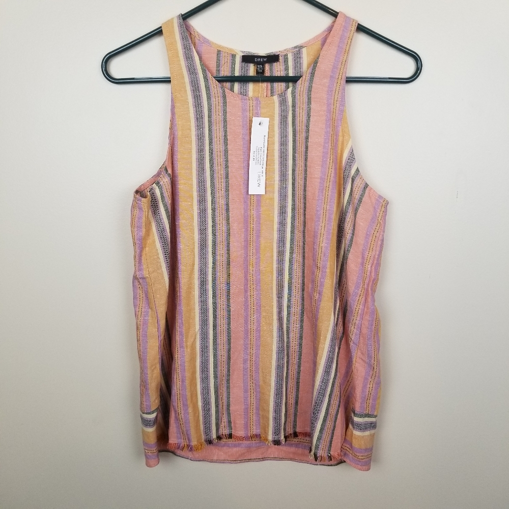 NWT | Anthro | Drew Striped Tank Top size XS
